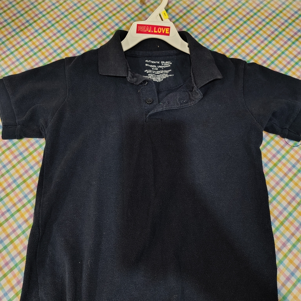 Kids Navy Blue Polo Shirt